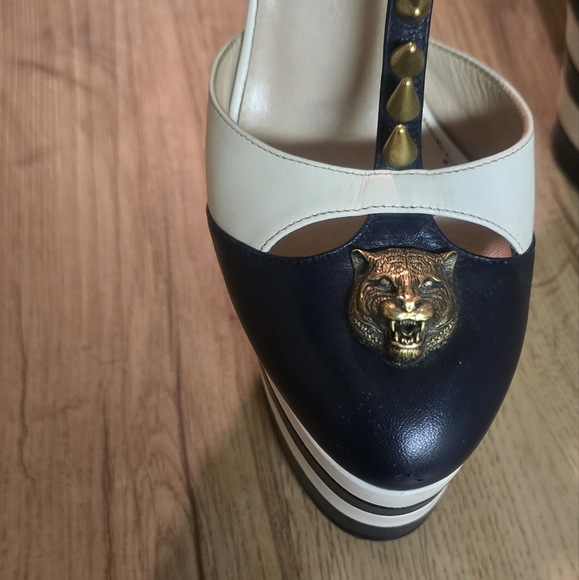 Gucci red carpet edition platform heels size 36.5 used once only - Picture 4 of 15